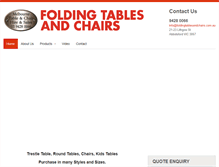 Tablet Screenshot of foldingtablesandchairs.com.au